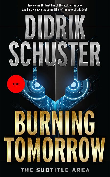 Related Premade Science Fiction Book Cover: Black #8429