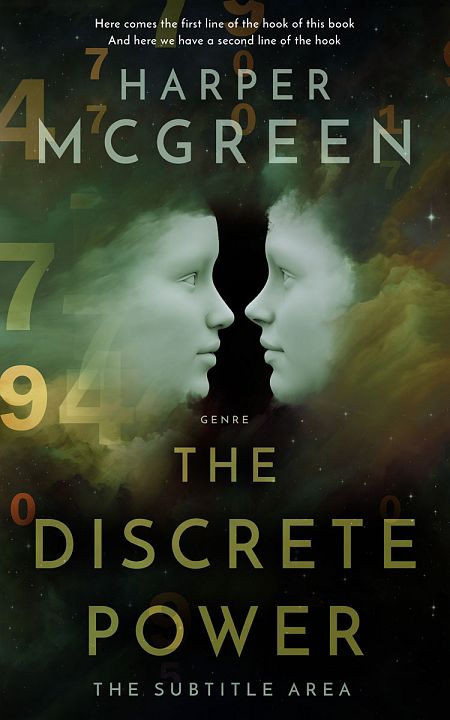 Related Premade Abstract Book Cover: Rangoon Green #8469