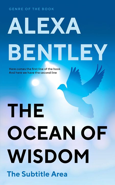 Related Premade Religion & Spirituality Book Cover: Tropical Blue #9045