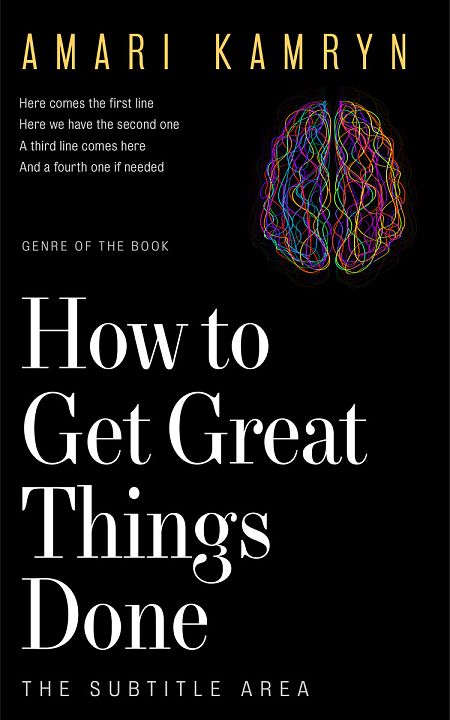 Related Premade Abstract Book Cover: Black #9577