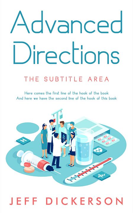 Related Premade Health & Mind & Body Book Cover: Powder Blue #11222