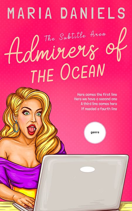 Related Premade Chick Lit Book Cover: Radical Red #13536