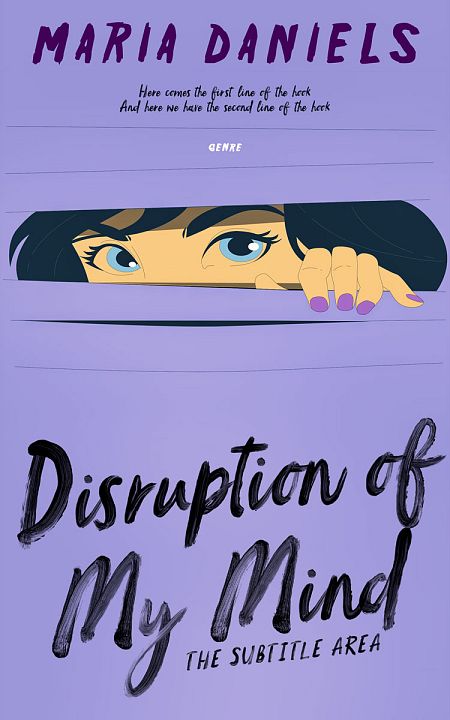 Related Premade Teen & Young Adult Book Cover: Cold Purple #13552