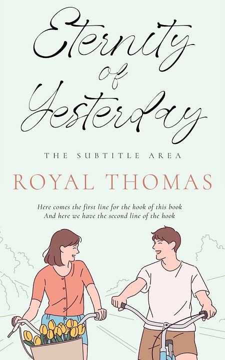 Related Premade Romance Book Cover: Green White #14440