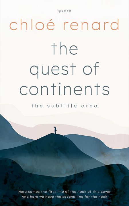 Related Premade Abstract Book Cover: Blue Dianne #17122