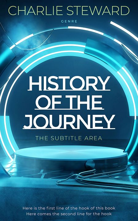 Related Premade Science Fiction Book Cover: Chathams Blue #21334