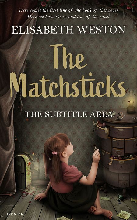 Related Premade Surreal Book Cover: Taupe #24016