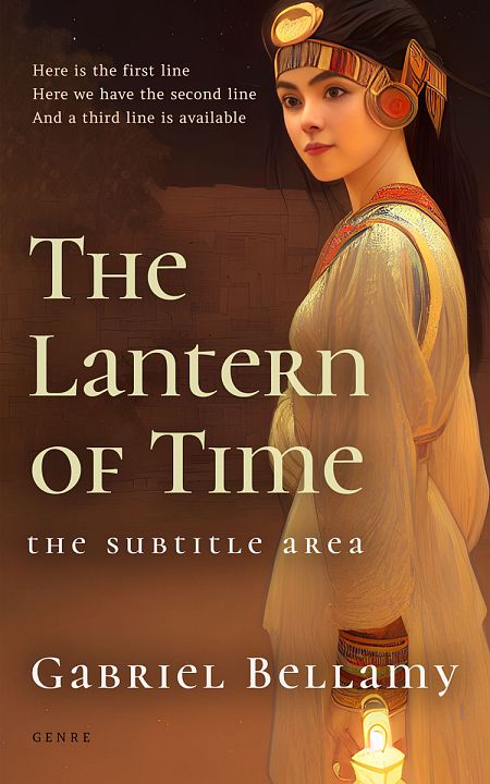 Related Premade Teen & Young Adult Book Cover: Metallic Bronze #25857