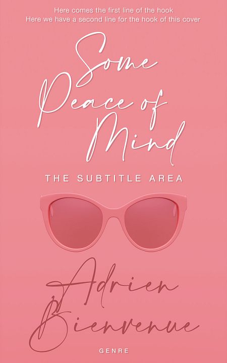 Related Premade Abstract Book Cover: Sea Pink #26519