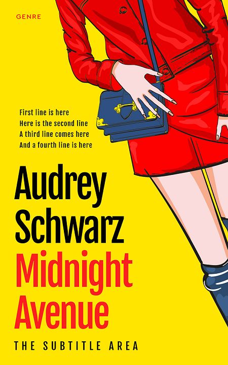 Related Premade Abstract Book Cover: Red #27692