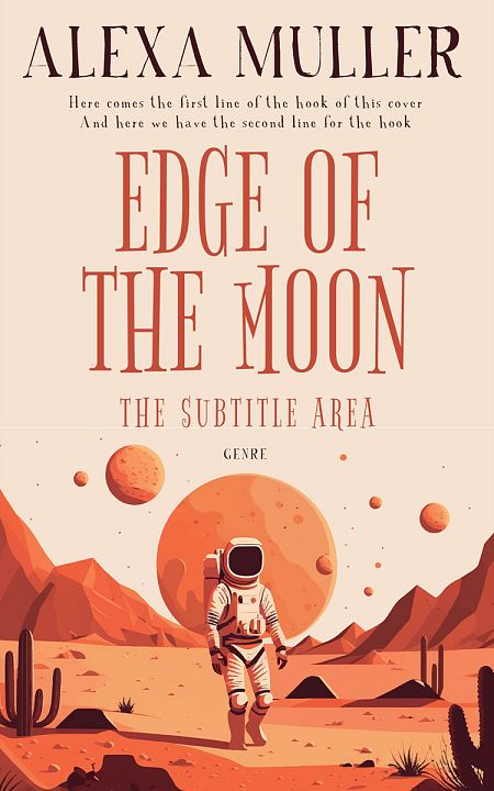 Related Premade Science Fiction Book Cover: Medium Carmine #29226