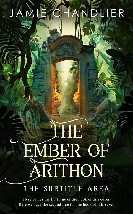 Related Premade Fantasy Book Cover: Hunter Green #31207