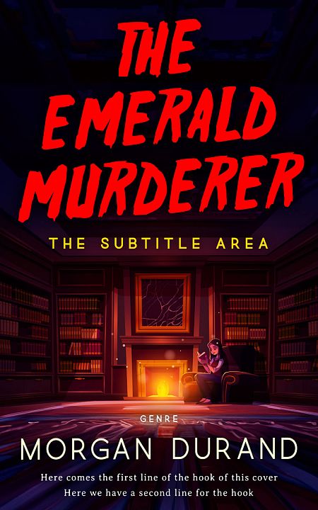 Related Premade Mystery & Thriller & Suspense Book Cover: Alizarin Crimson #32075