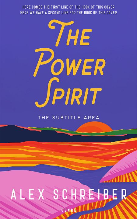 Related Premade Abstract Book Cover: Blue Violet #335966