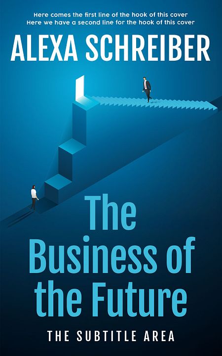 Related Premade Self-Improvement & Self-Help Book Cover: Venice Blue #34666