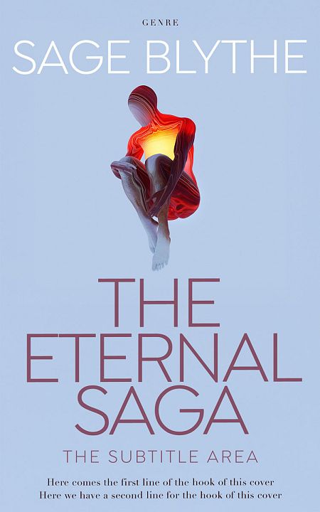 Related Premade Abstract Book Cover: Periwinkle Gray #34925