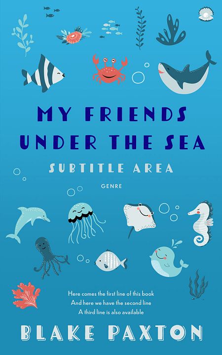 Related Premade Action & Adventure Book Cover: Curious Blue #50009